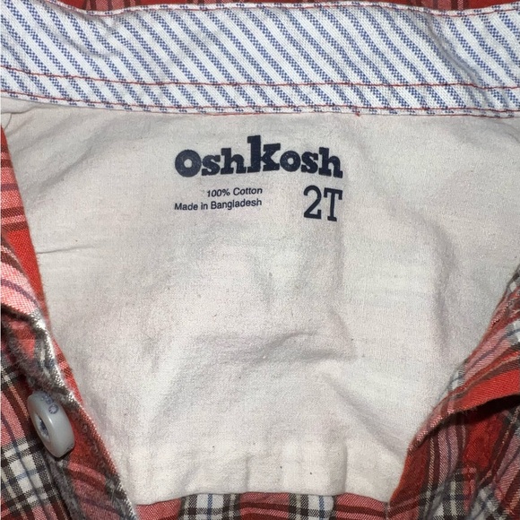 OSHKOSH 2T Button Up - Picture 2 of 3